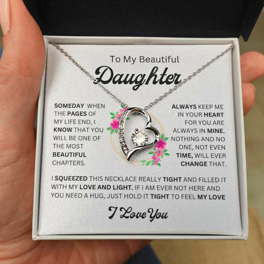 Everlasting Love: Daughter's Forever Charm Pendant