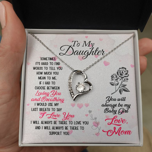 Timeless Beauty : Mom and Daughter : Forever Love Necklace