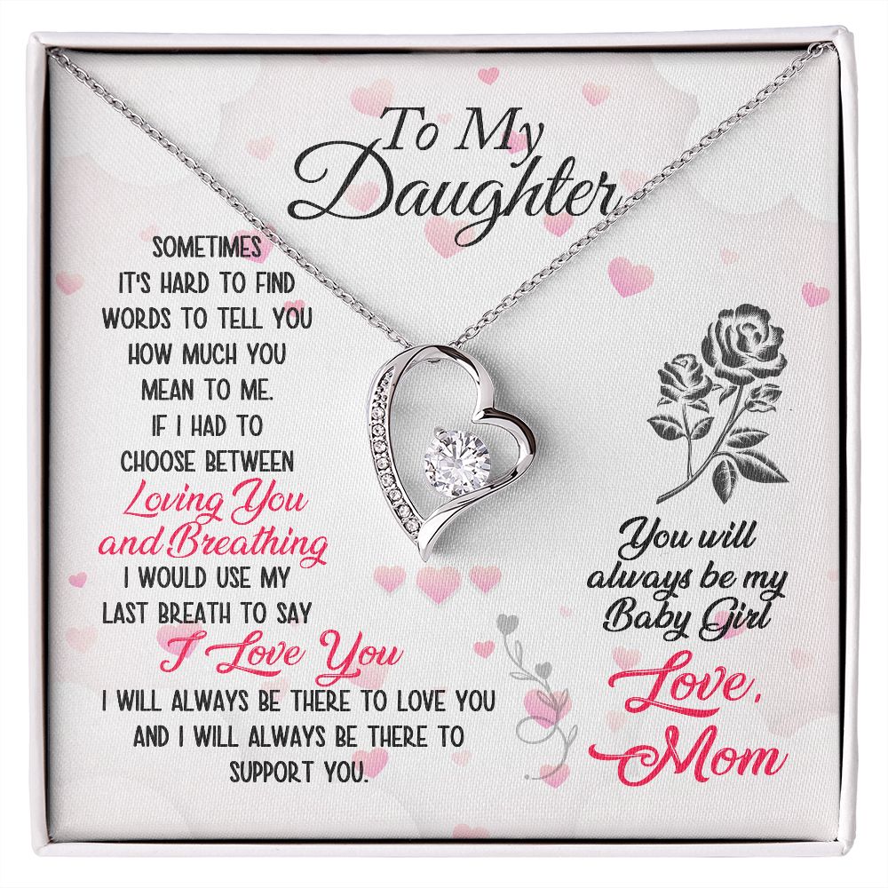 Timeless Beauty : Mom and Daughter : Forever Love Necklace