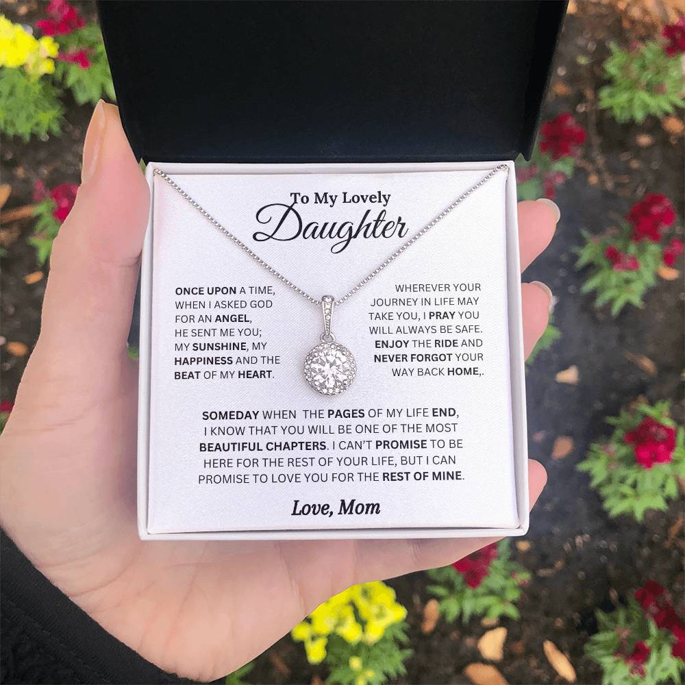 Emotional Gift For Daughter - Solitaire Necklace