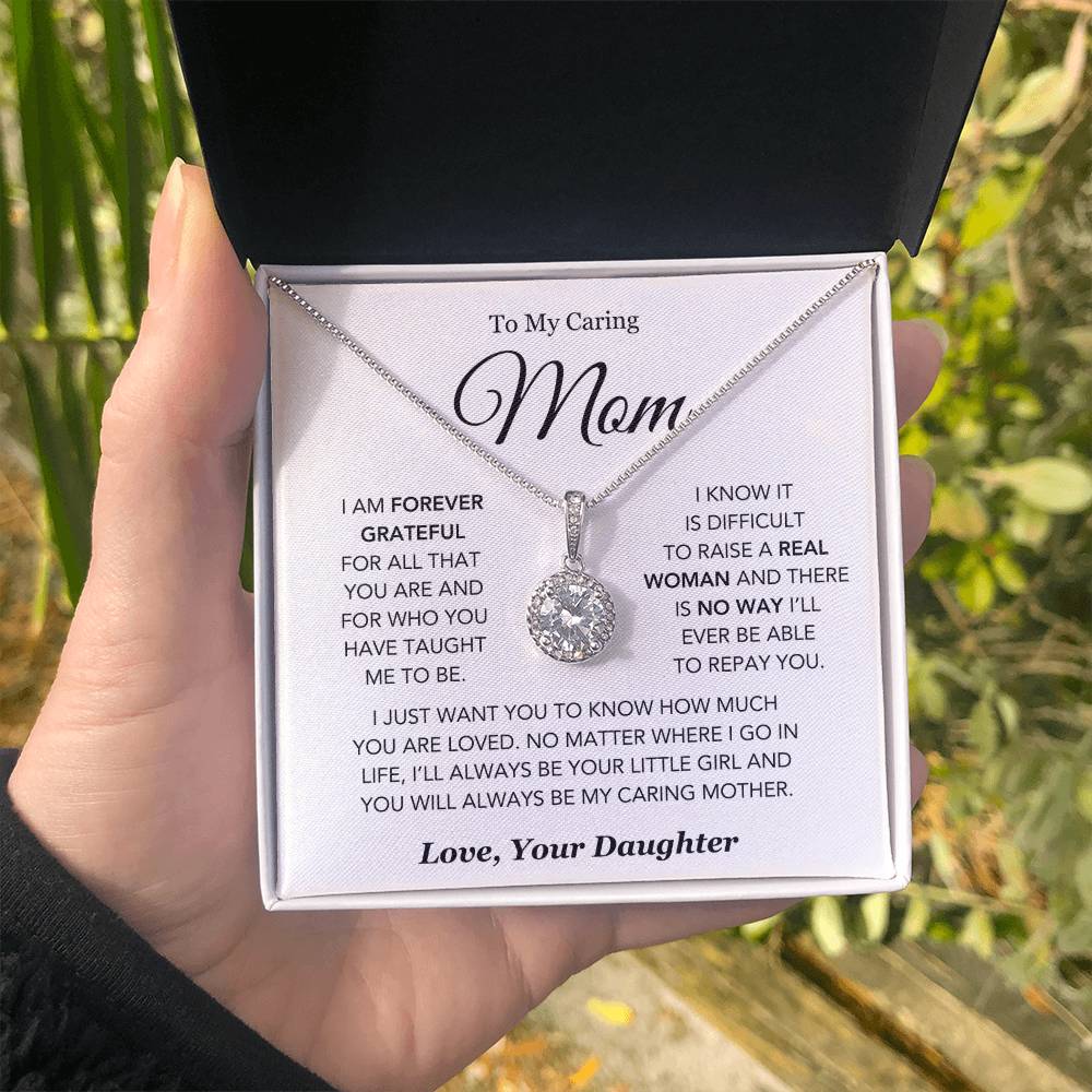 Luxe Mom Gift - Solitaire Necklace