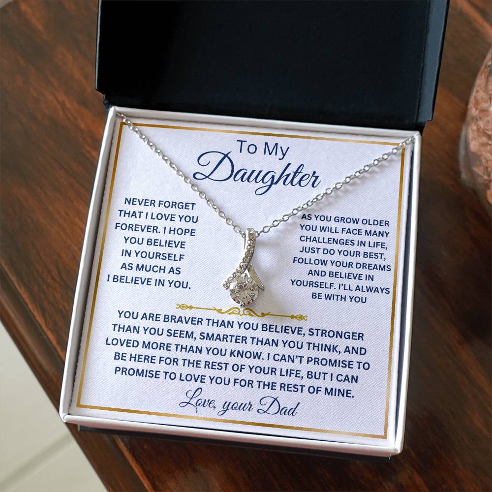 To my Daughter - Alluring Beauty Necklace