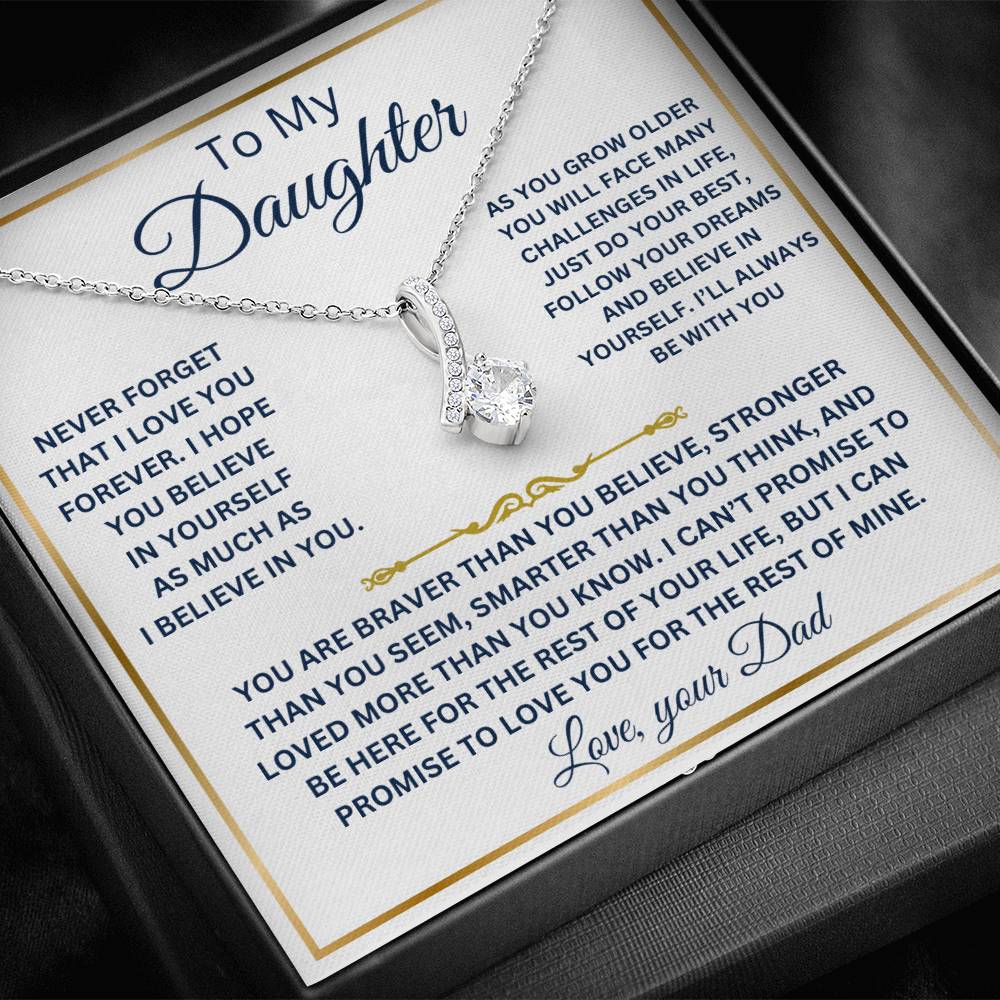 To my Daughter - Alluring Beauty Necklace