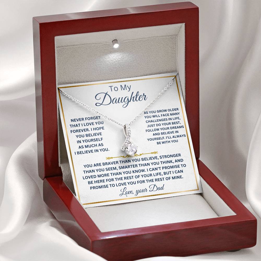 To my Daughter - Alluring Beauty Necklace