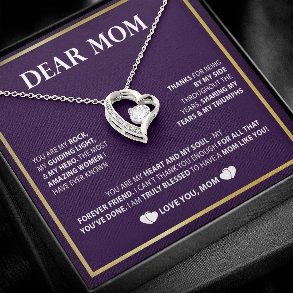 Forever Love Gratitude Necklace: A Tribute to Mom