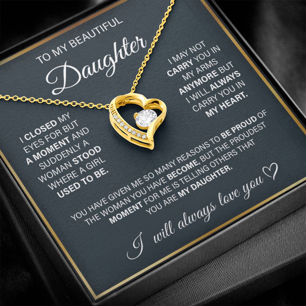 [Limited Edition] Luxury Gift for Daughter - Gold Forever Love Necklace