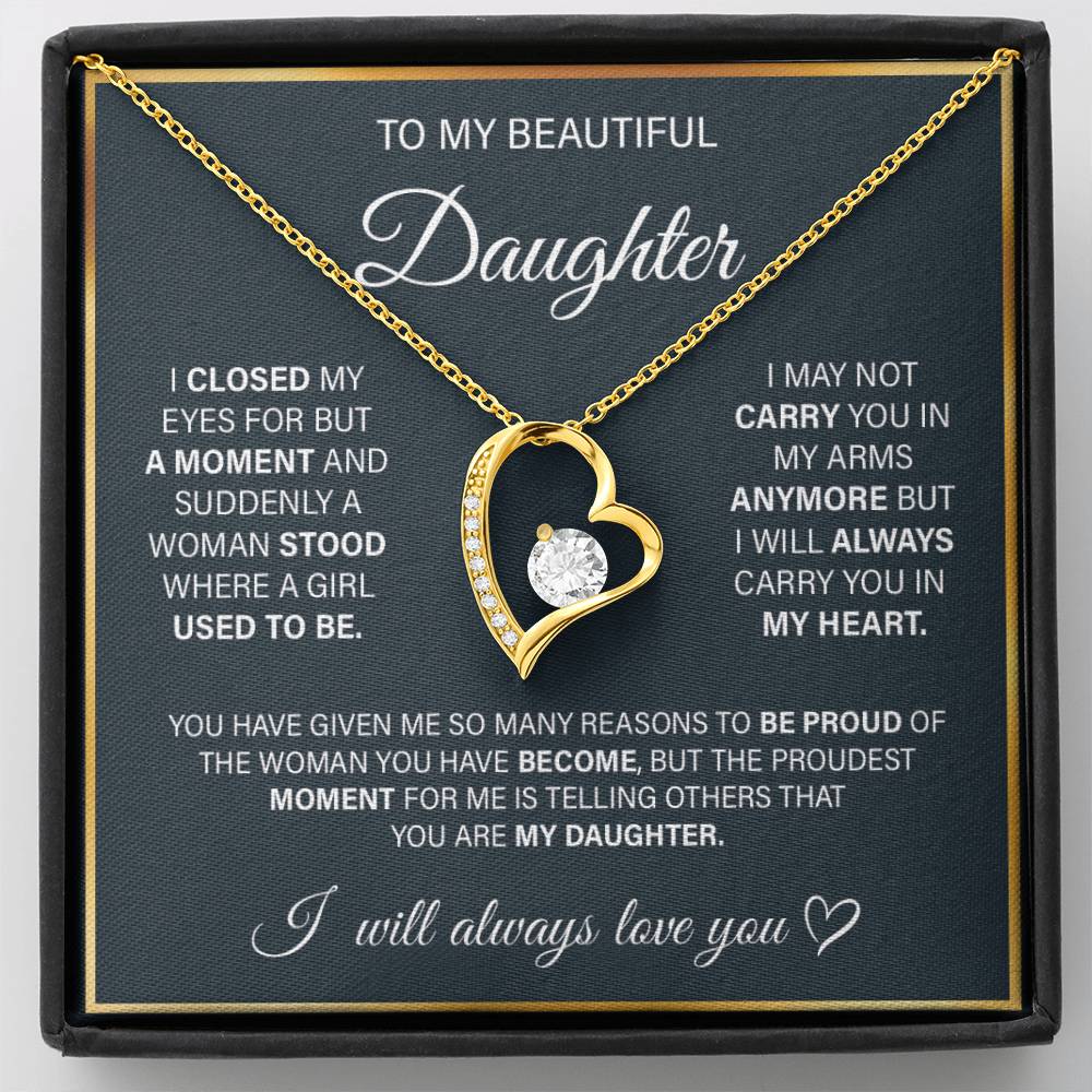 [Limited Edition] Luxury Gift for Daughter - Gold Forever Love Necklace