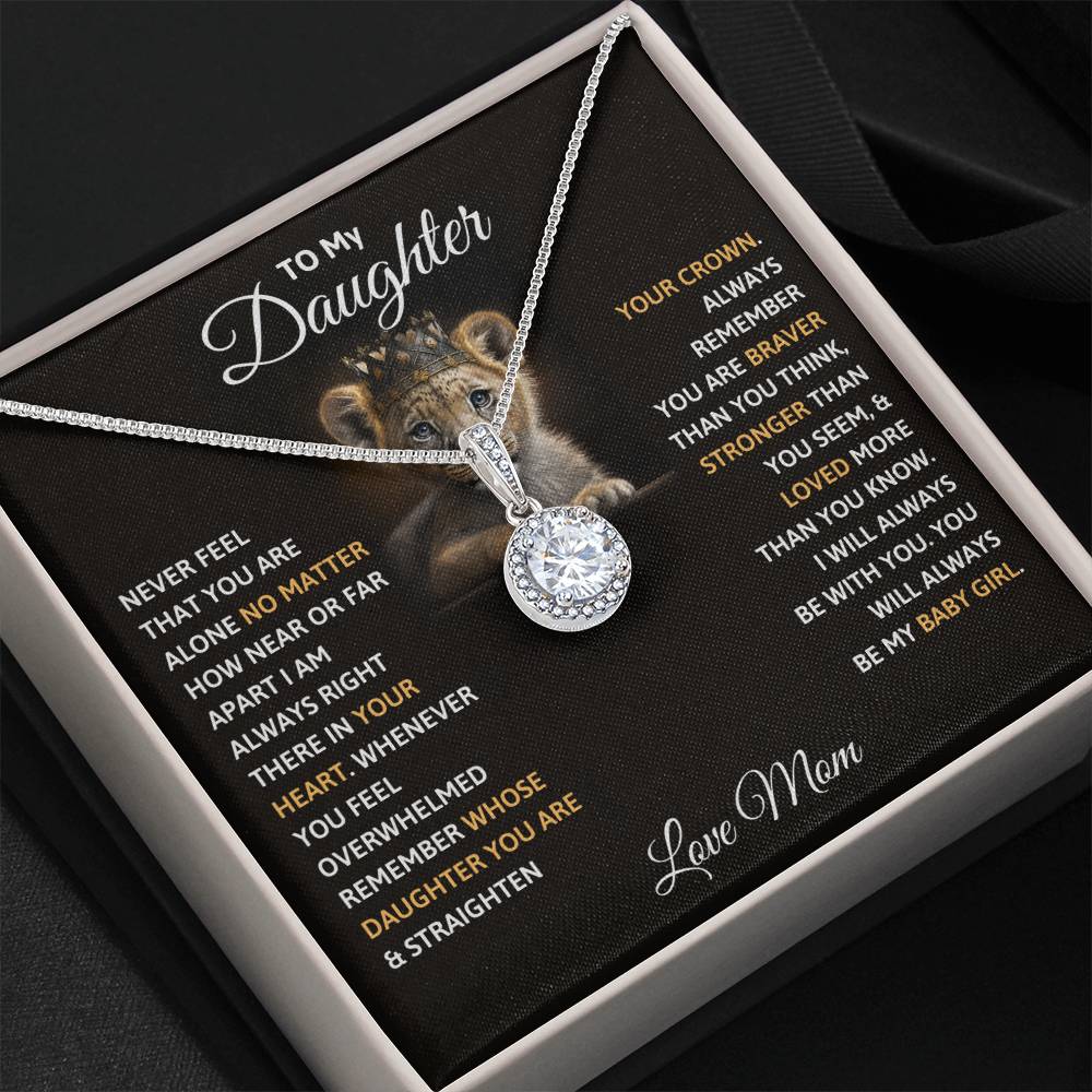 Luxe Daughter Gift - Solitaire Necklace