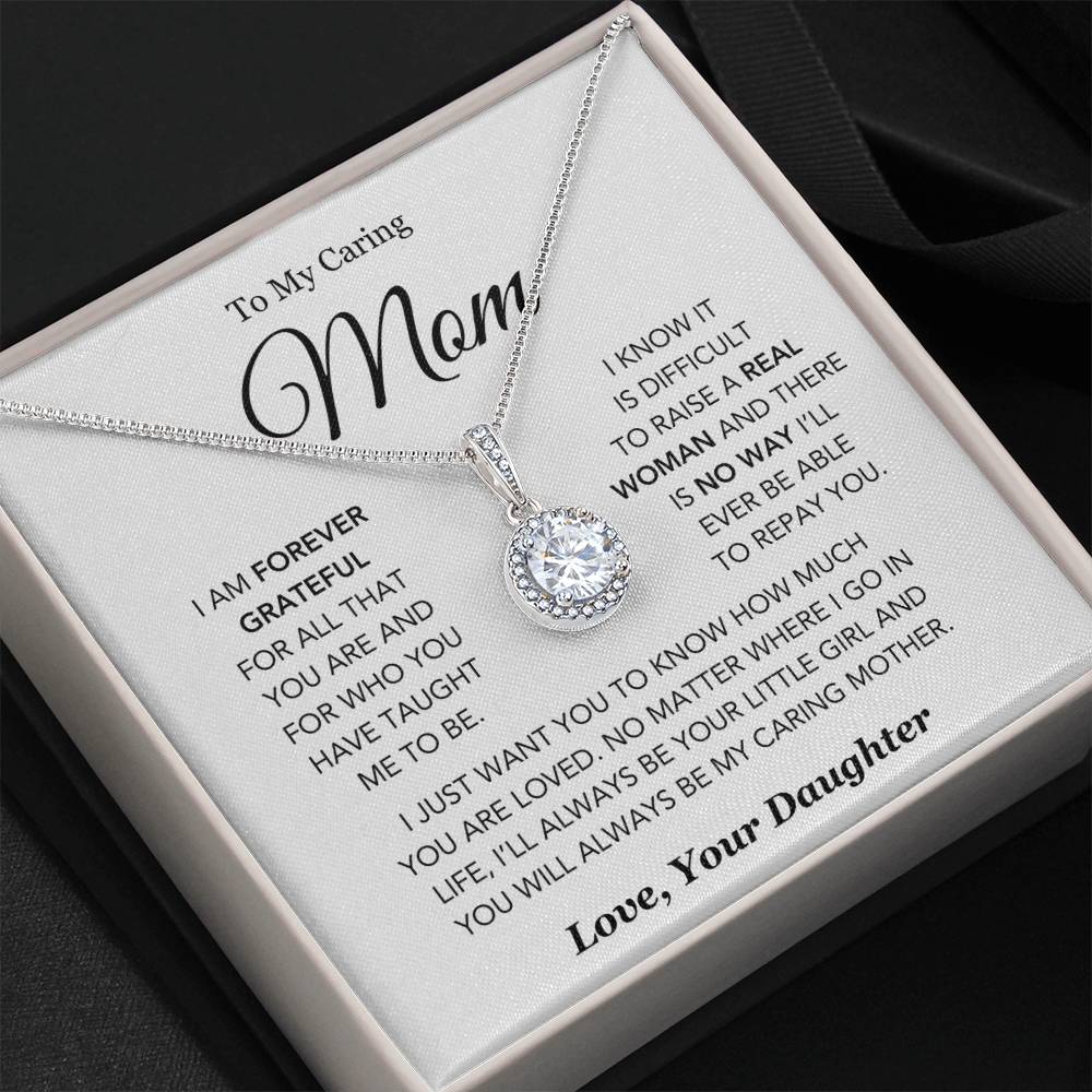 Luxe Mom Gift - Solitaire Necklace