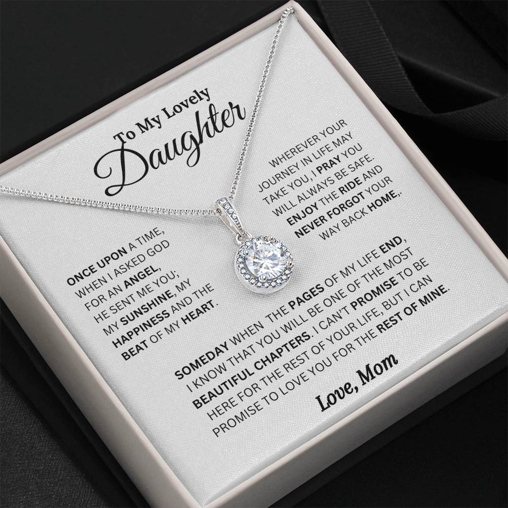 Emotional Gift For Daughter - Solitaire Necklace