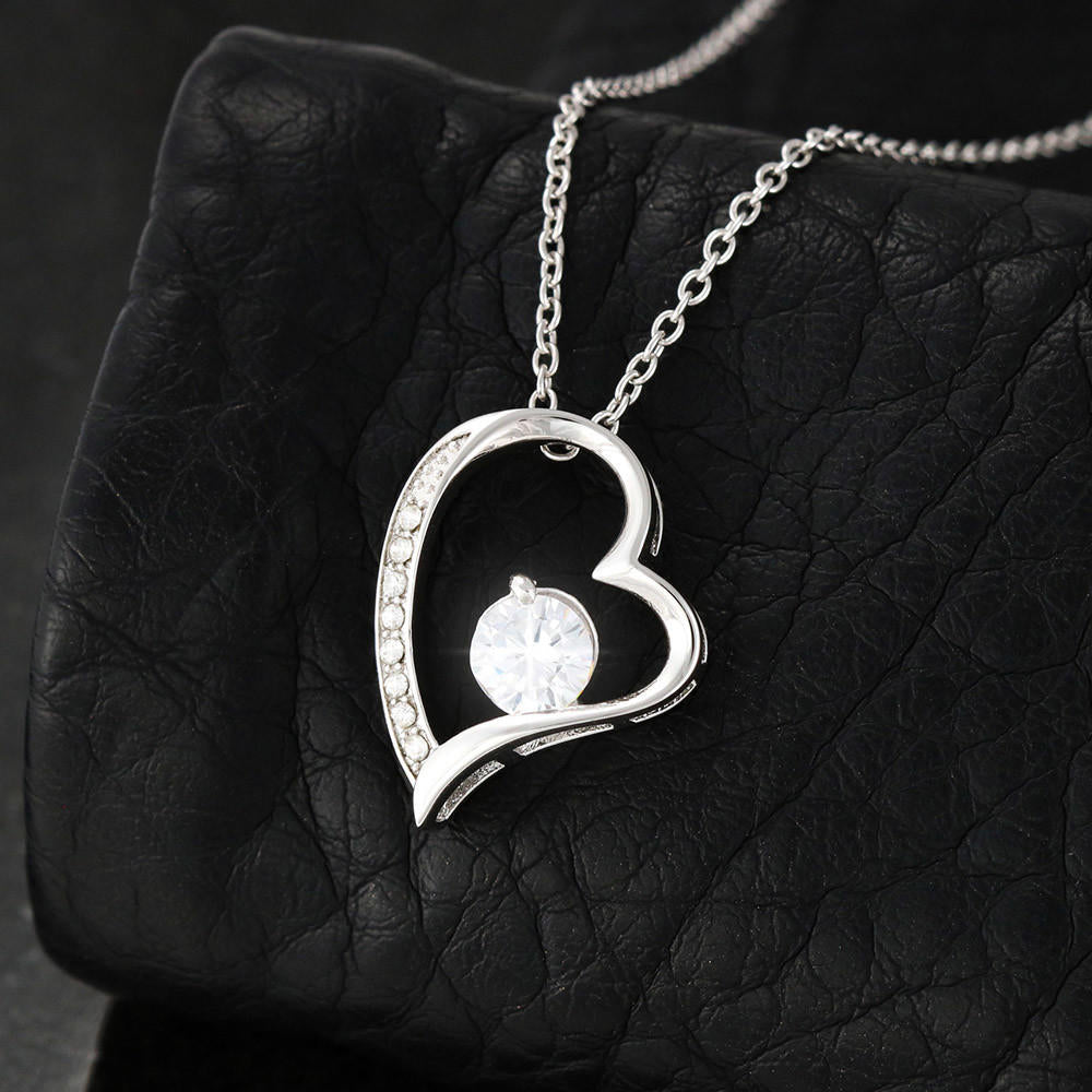 To My Girlfriend- Forever Love Pendant Necklace Gift Set